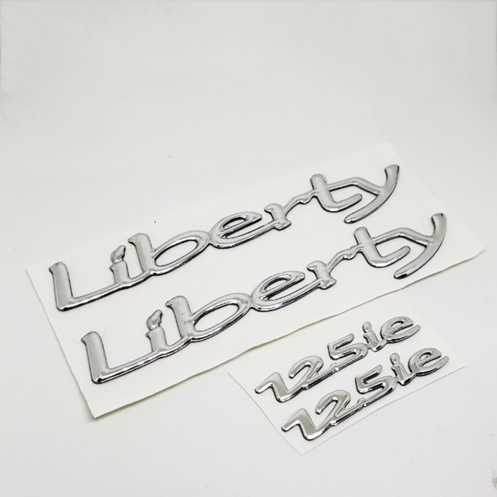 TEM XE VESPA LIBERTY 125ie BẠC , ĐEN