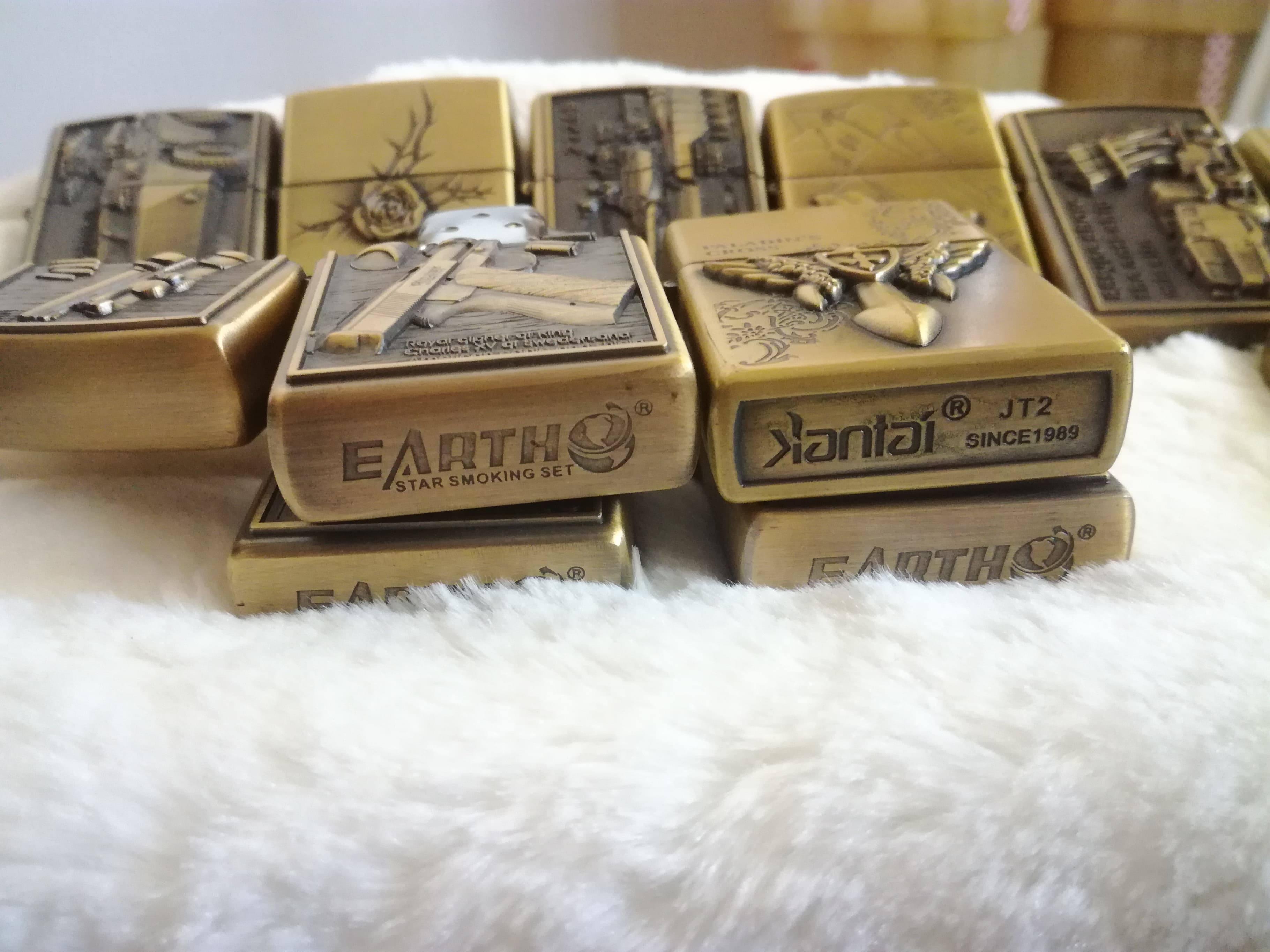 Bật lửa Zippo 3D cao cấp + Tặng đá và bấc (hinh ngẫu nhiên)