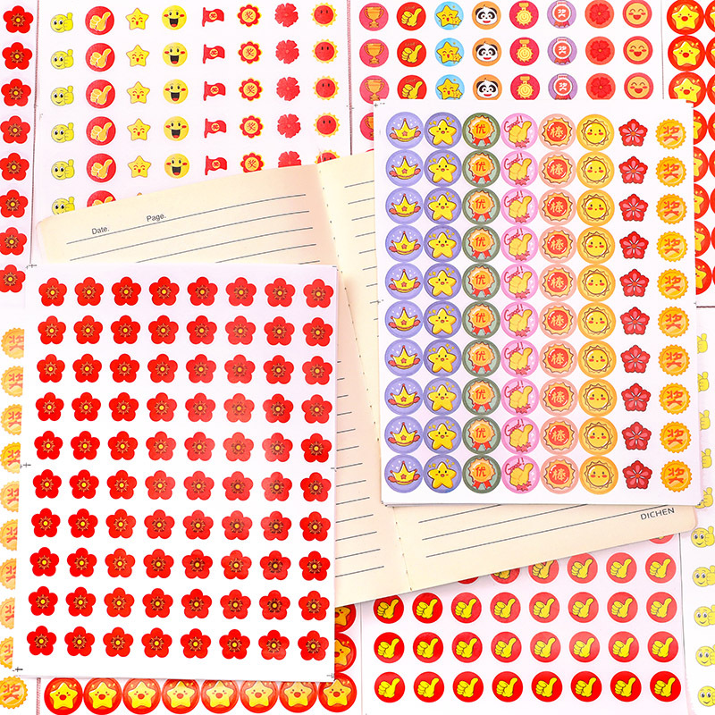Bộ 10 sticker dán Like cup vàng ngôi sao