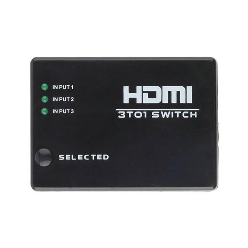 Bộ gộp HDMI Switch 3 vào 1 ra(Đen)