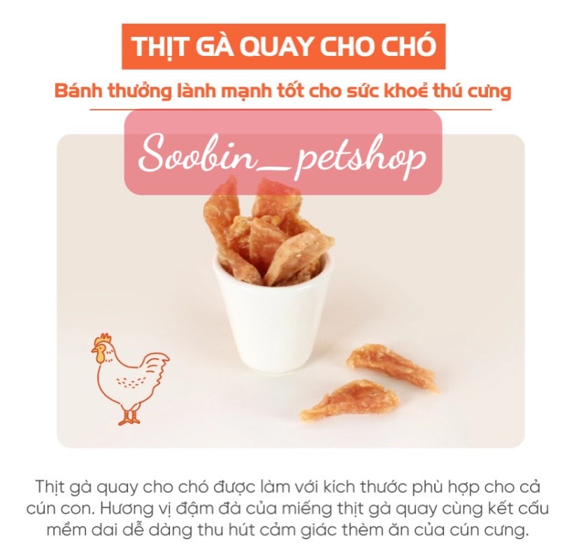 SNACK Natural Core THỊT QUAY CHO CHÓ