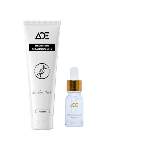 Combo Serum Mụn Thâm (10ml) Sữa rửa mặt sạch nhờn giảm mụn (70ml)
