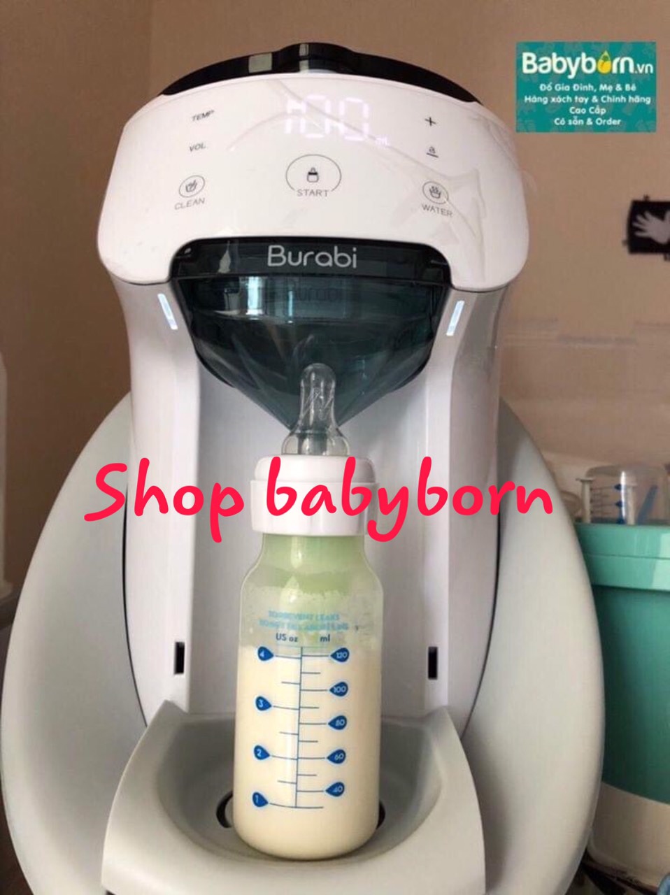 Máy pha sữa Burabi