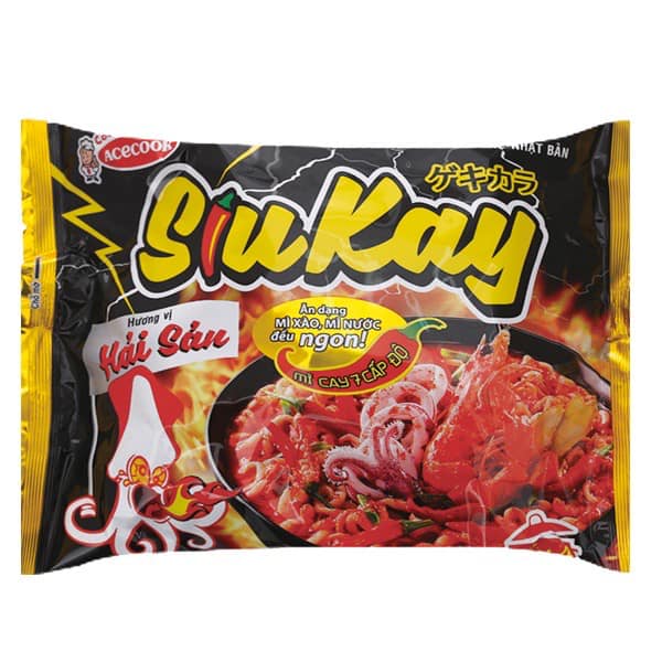 Mì gà SiuKay gói 129g nhiều vị