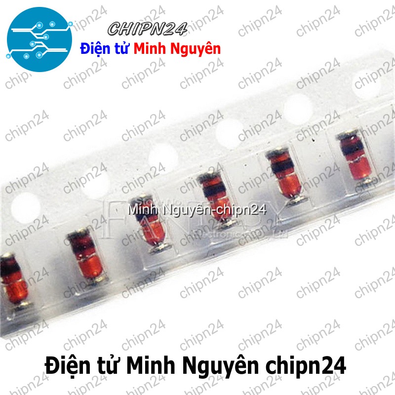 [25 con] (G4.1) Diode Dán 1N4148 [LL34] SOD80 450mA 100V (SMD) (LL34 1N4148 SMD) [Diode xung] - HH001851