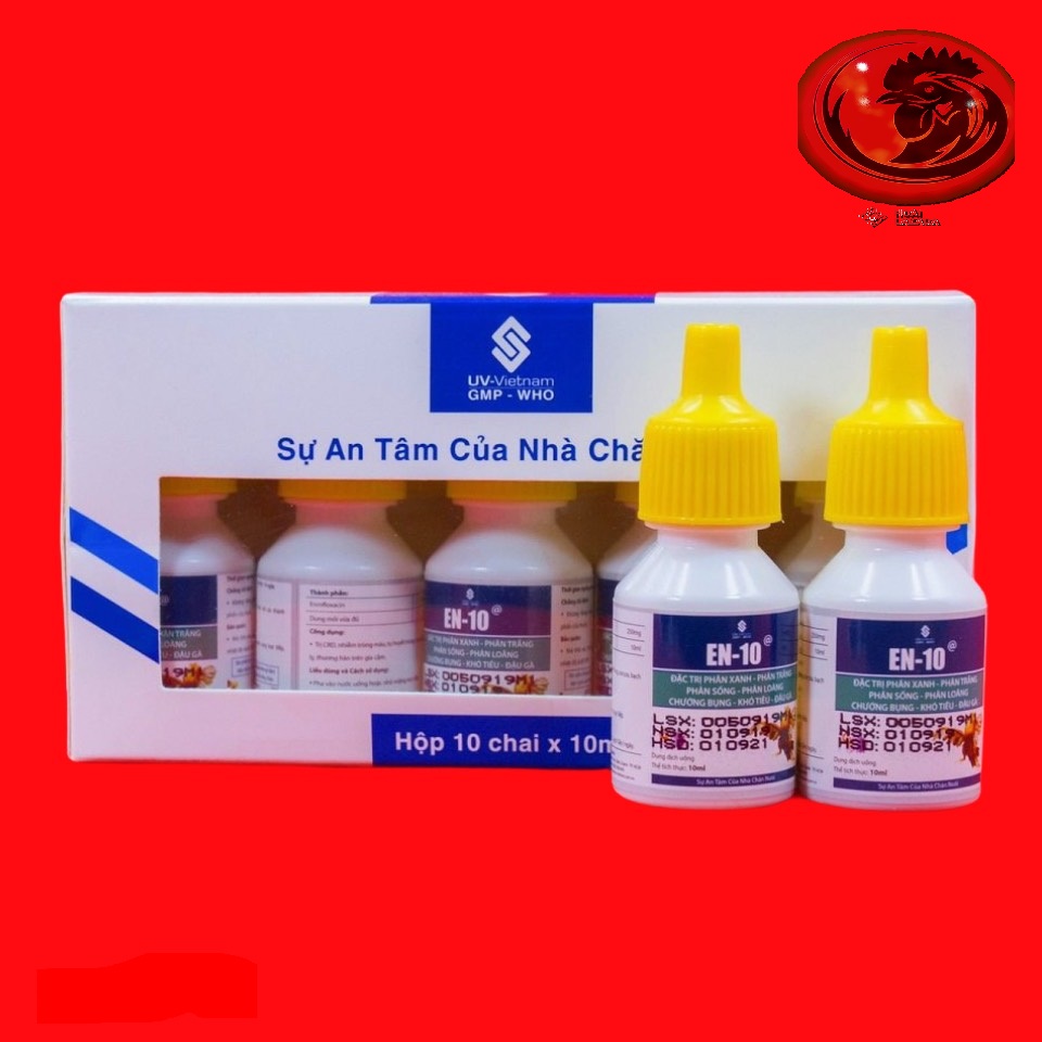 EN - 10 cho gà đá 1 HỘP 10 LỌ