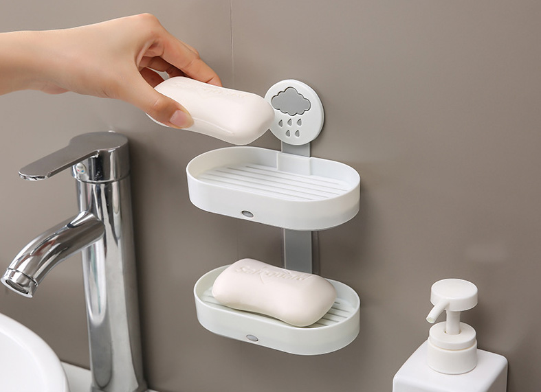 🧼🧴 kệ đựng xà phòng - 2 tầng hình đám mây 🧼🧴