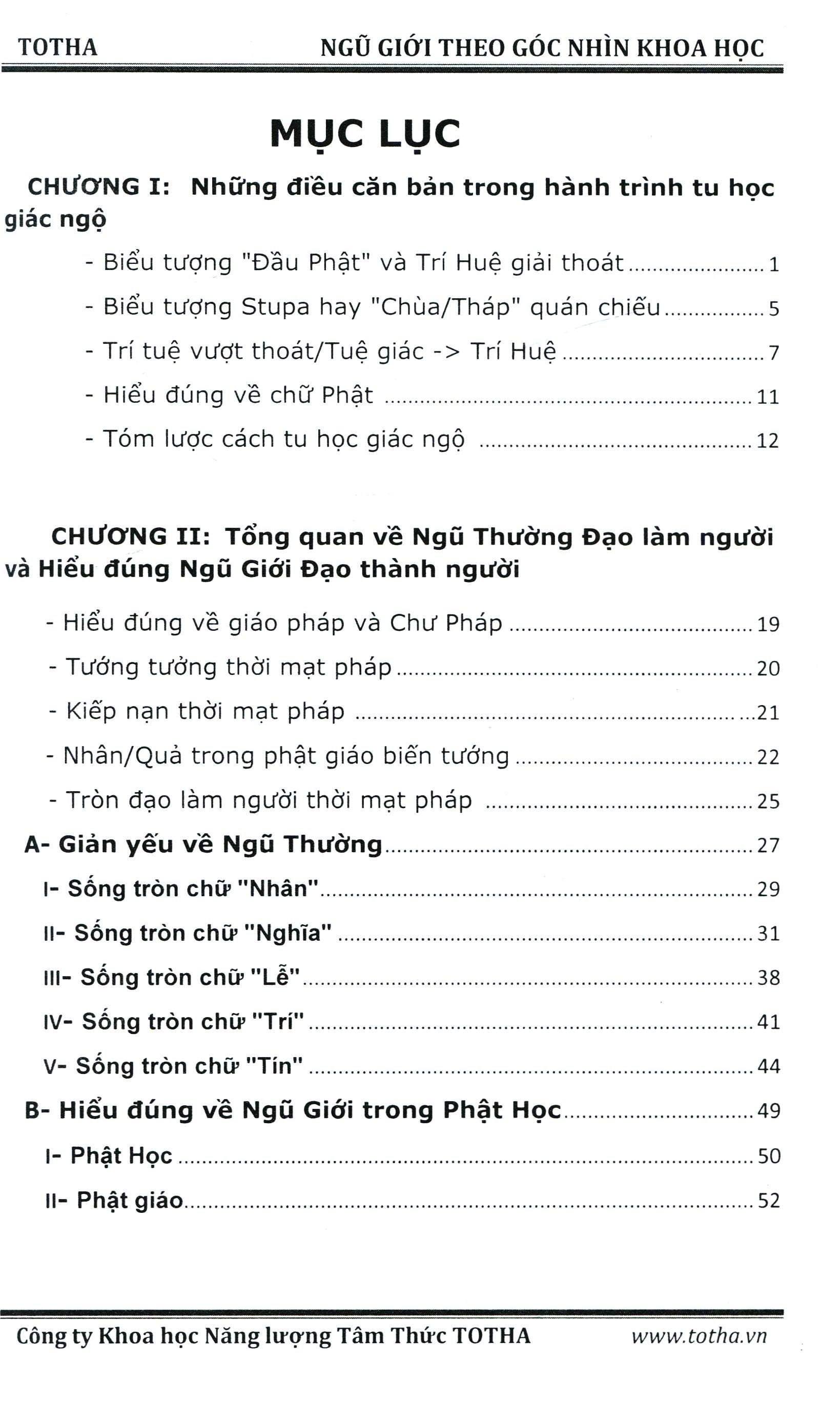 Ngũ Giới Đạo Thành Người - Trương Binh,Tăng Chức Phượng,Peter Clines,Trịnh Thúy Ngàn,Rosie Nguyễn,Nguyễn Anh Đào,Totha