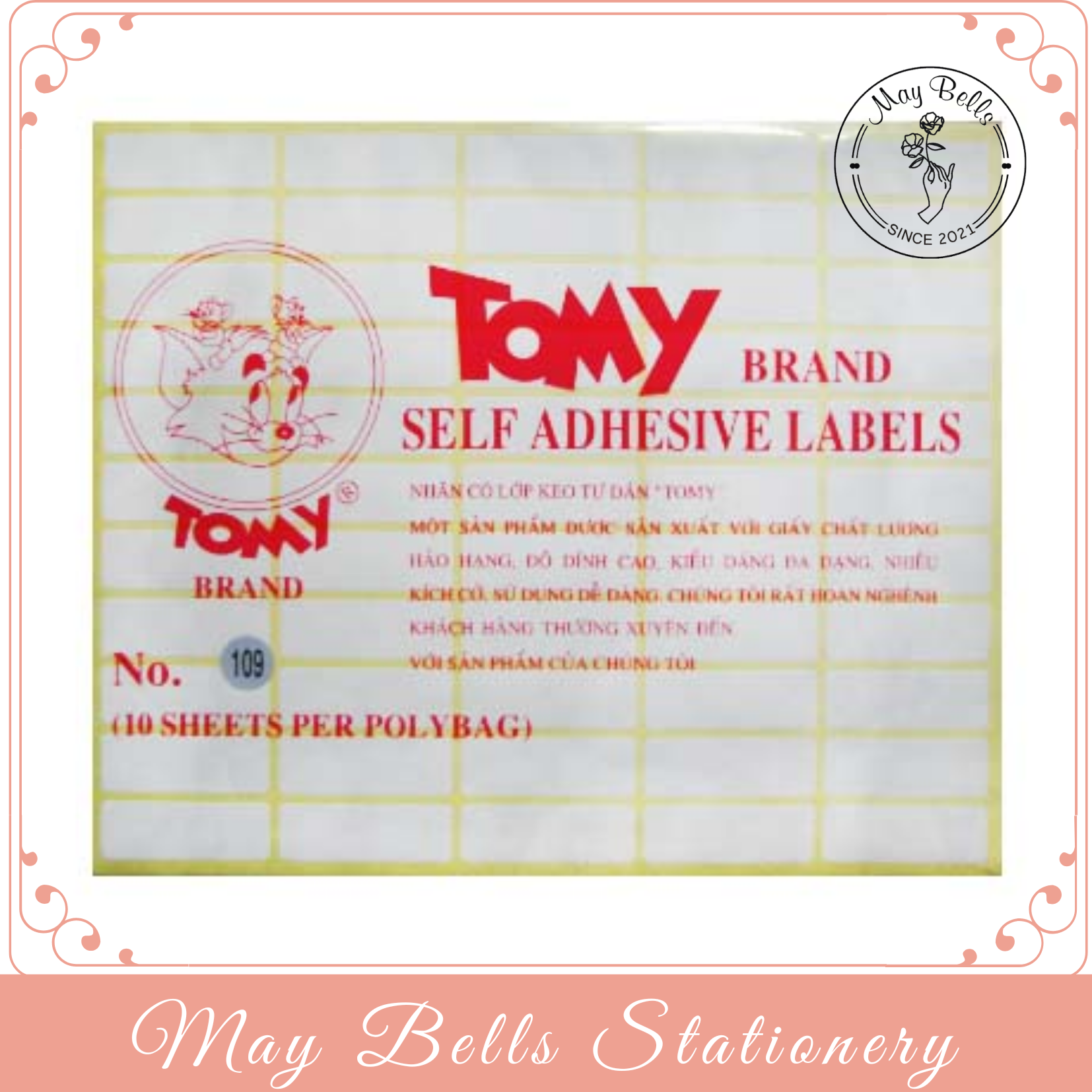 A5 Tomy Decal Paper (Code 109-116), Tomy A5 Sticker