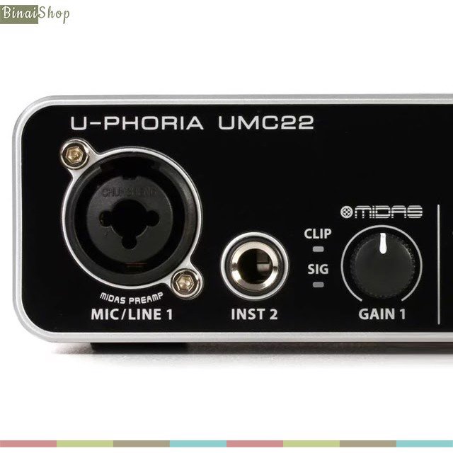 Behringer Uphoria UMC22 - Sound Card Thu Âm 48v