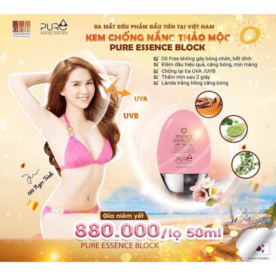 [CHÍNH HÃNG] Sữa Chống Nắng PURE