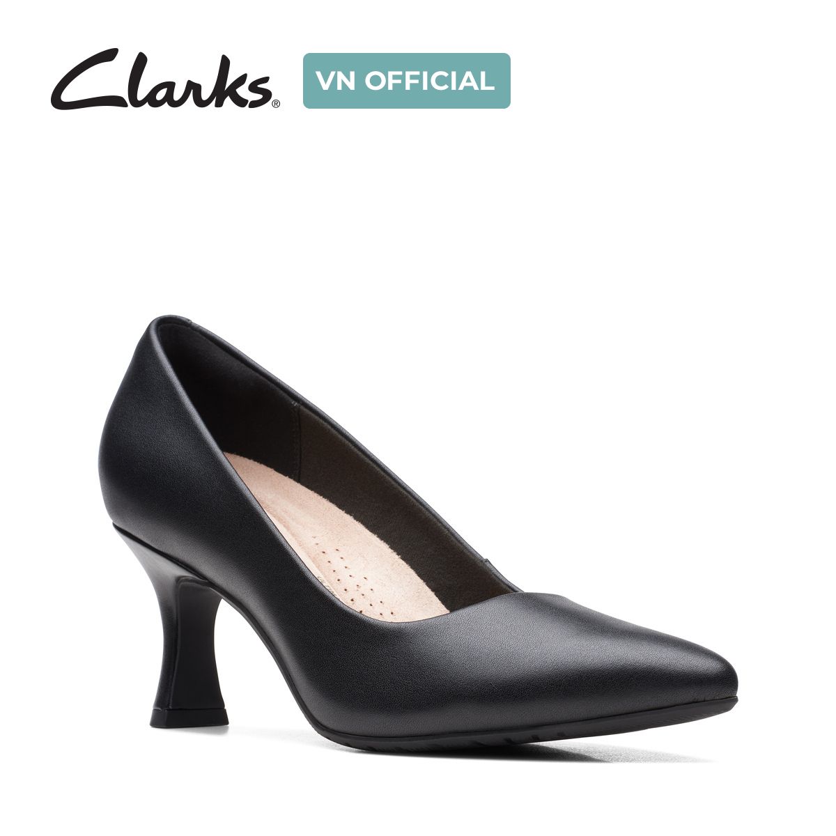 Giày Cao Gót 7cm Da Nữ Clarks - Kataleyna Gem