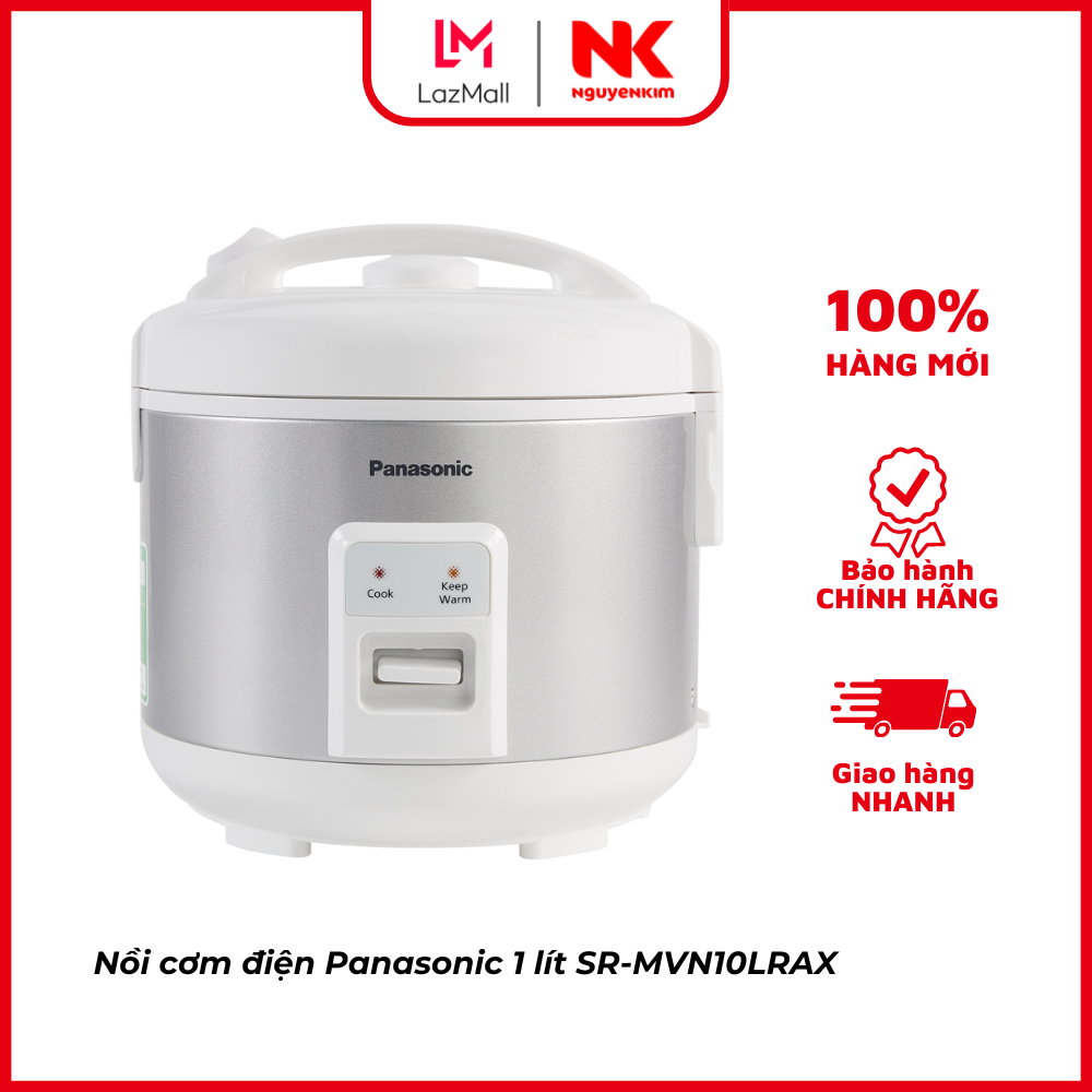 Nồi cơm điện Panasonic 1 lít SR-MVN10LRAX Xám