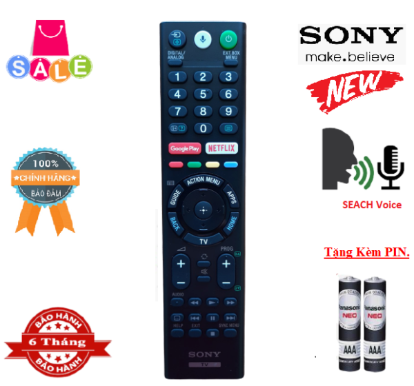 Bảng giá Remote Điều khiển tivi Sony giọng nói RMF-TX310P- Hàng mới chính hãng Full Box 100% Tặng kèm Pin