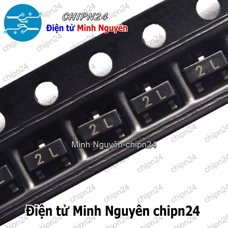 [25 con] (G3.1) Transistor Dán 2N5401 (2L) PNP SOT-23 300mA 100V (SMD) (MMBT5401LT1G 5401) - HH006085