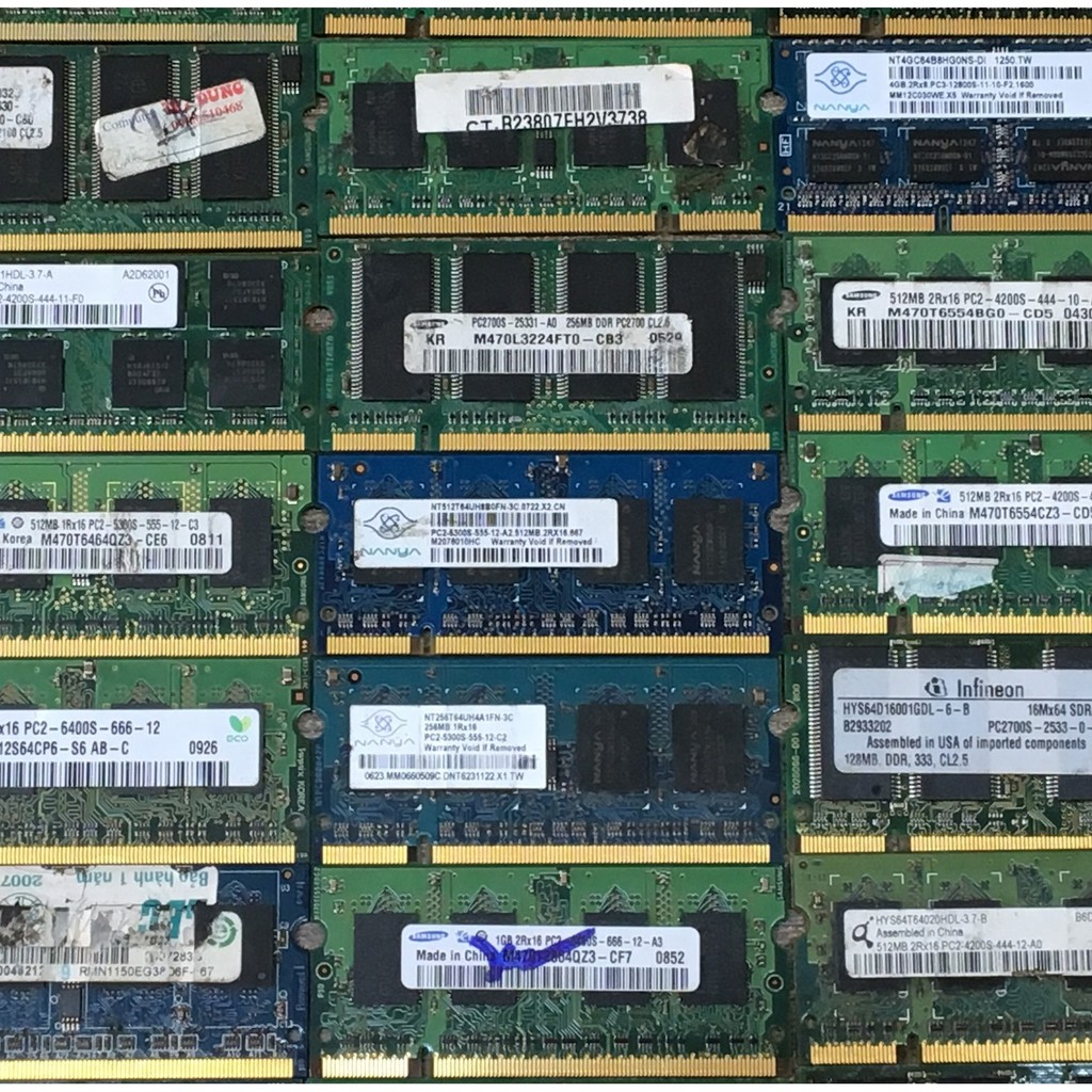 Ram laptop pc cũ hỏng giá bèo - laptop