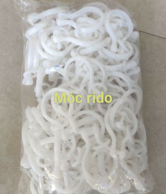 Móc rido treo rèm màn cửa (100 bộ/1 gói-bịch)
