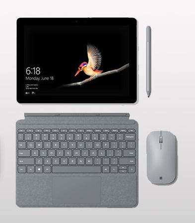 Type Cover Surface Go, Surface Go 2 Alcantara cao cấp - Đỏ, Xanh, Bạch kim