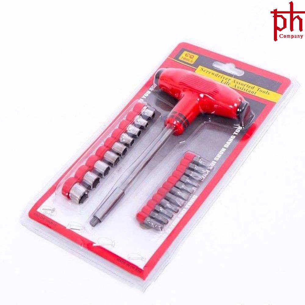 Bộ Vặn Ốc Vít Chữ T 24 Chi Tiết-CPN