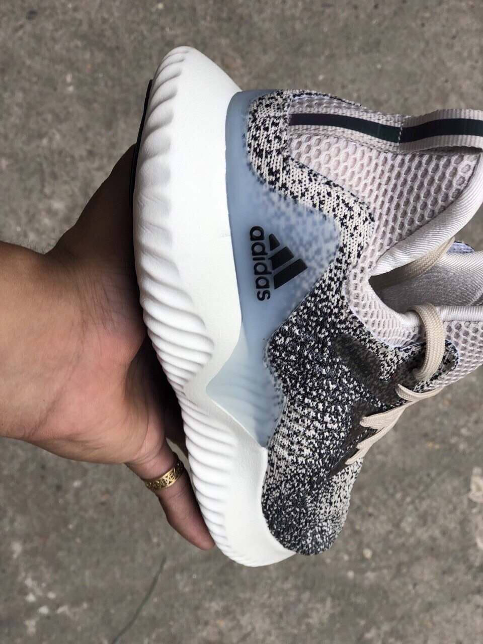 [ẢNH THẬT] Giày Sneaker Thể Thao Alpha BB xám tiêu đen - Nam nữ