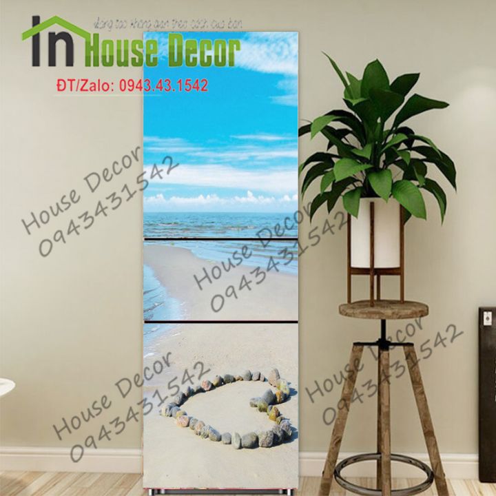 Decal Dán Tủ Lạnh - Chống Thấm Nước - Chất Liệu Decal Bóc Dán - Phù Hợp Mọi Loại Tủ - TL 83 - Decal dán tủ lạnh kệ tường tủ quần áo, decal dán, giấy dán, trang trí nội thất, giấy dán nội thất, trang trí nhà cửa