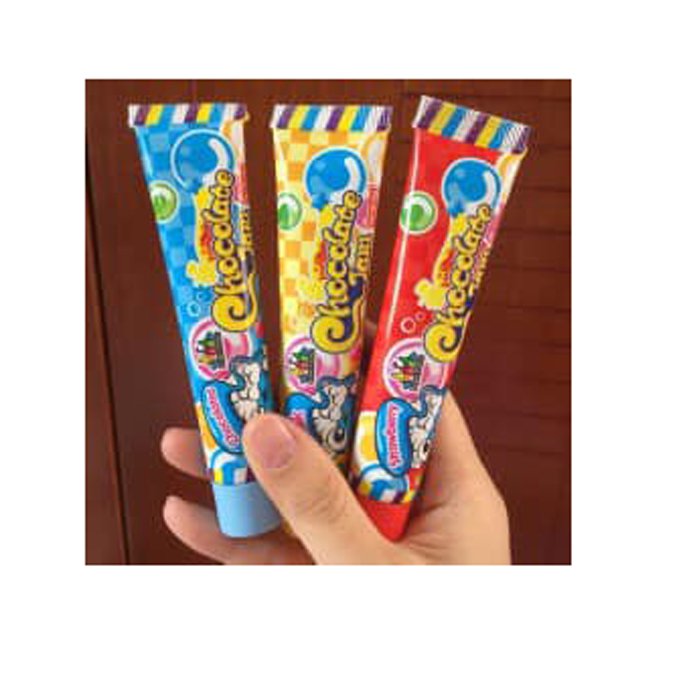 Tuýp kẹo kem đánh răng vị socola