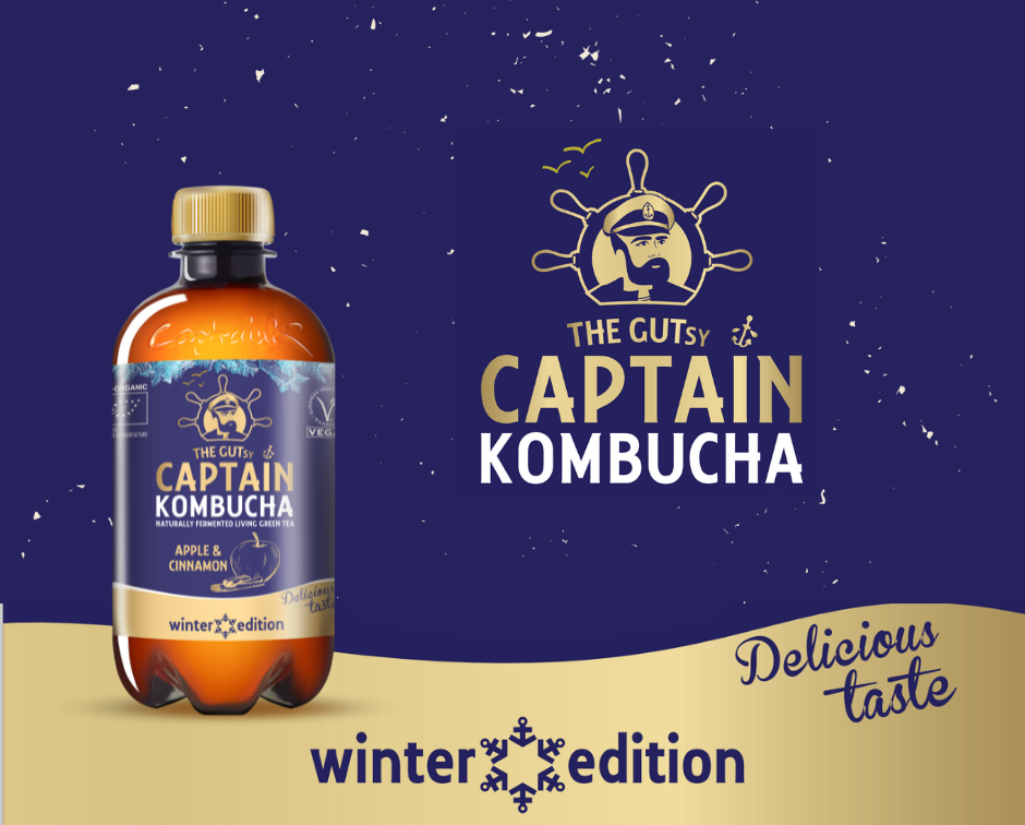Trà Dưỡng Sinh KomBuCha hữu cơ Captain Kombucha