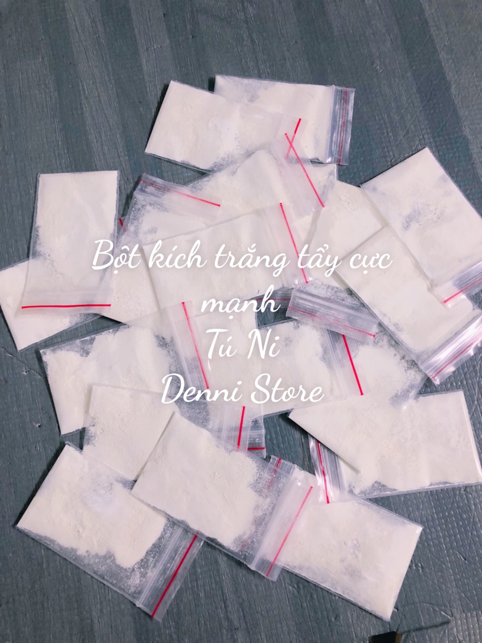 Combo 10 túi zip 10gr bột kích trắng siêu mạnh