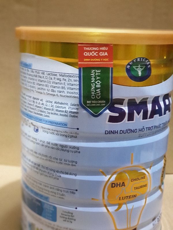 Sữa bột SMARTA 1 900g CAM KẾT CHÍNH HÃNG