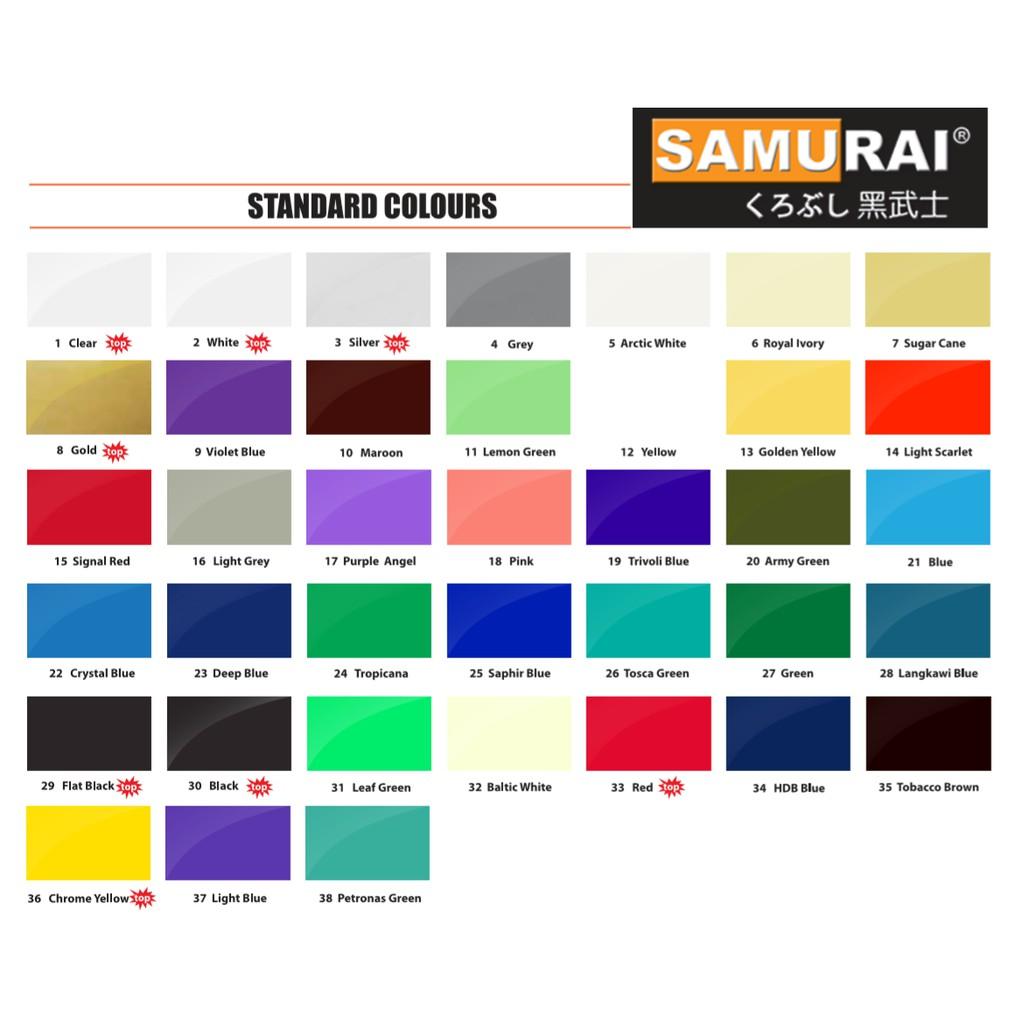 Sơn xịt sơn xe máy Samurai 128 màu trong    Clear