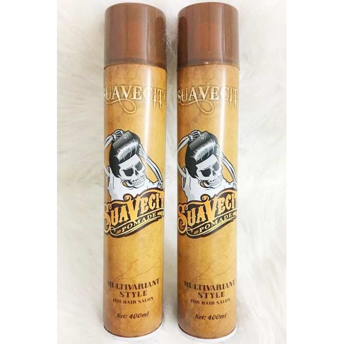 [Hàng Chính Hãng] GÔM XỊT TÓC TẠO KIỂU BARBER SUAVECITO 420ML