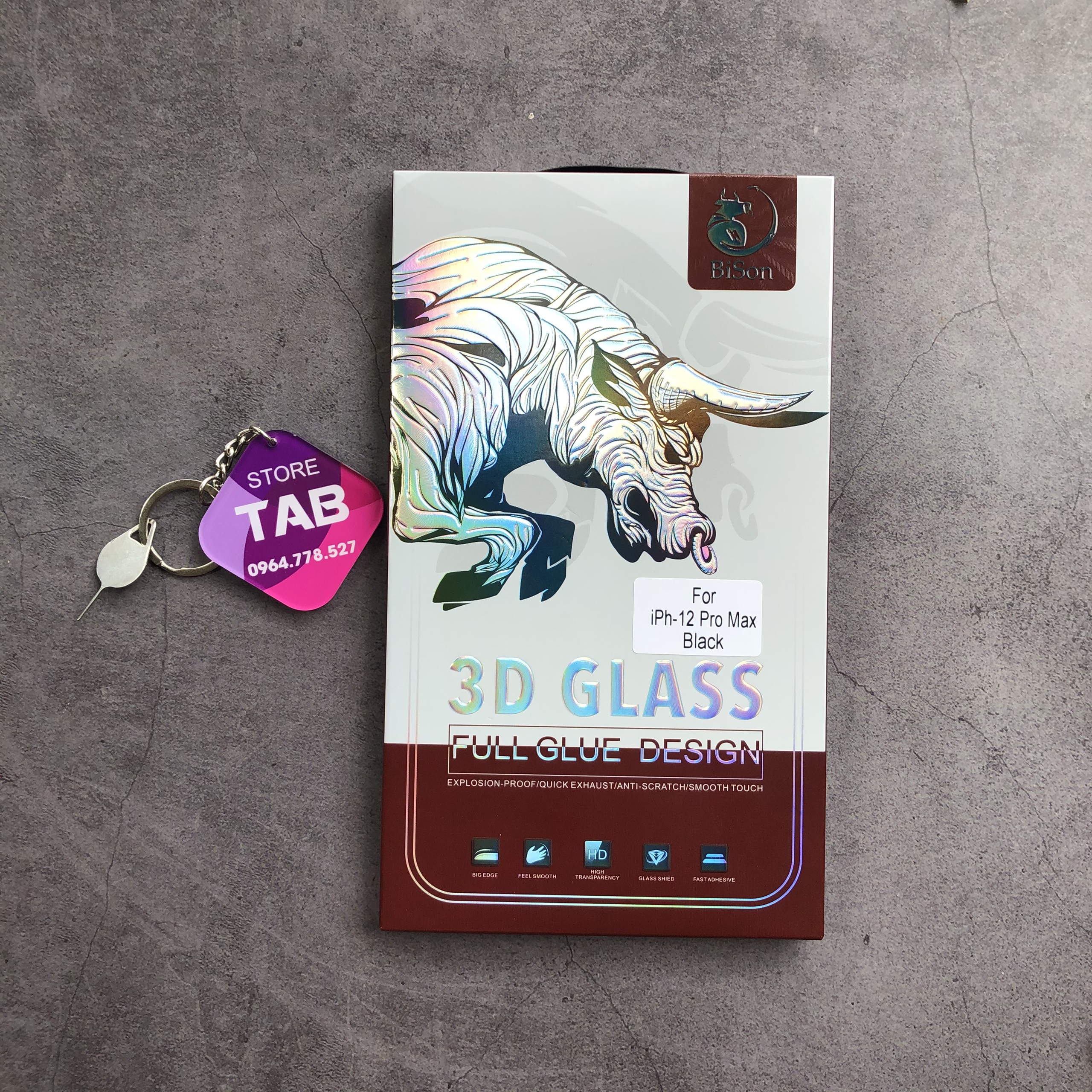 Cường Lực BISON 3D Full Màn 99% Siêu Mượt