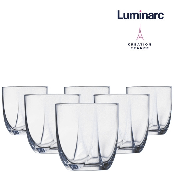 Bộ 6 Ly Thuỷ Tinh Thấp Luminarc Eiffel 300ml - LUEIQ0169