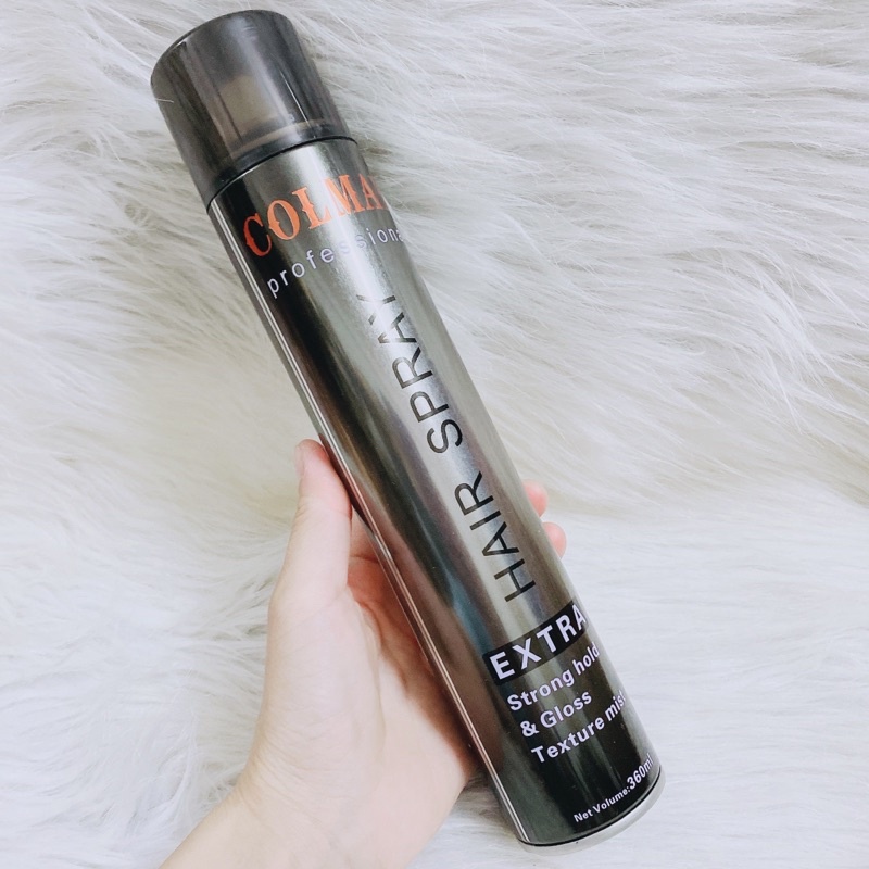 Gôm xịt tóc nam nữ colmav 360ml tạo kiểu giữ nếp