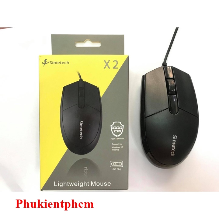 Chuột Quang có dây Simetech X2
