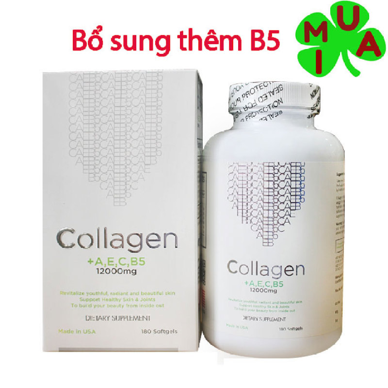 Viên uống Collagen +AEC B5 hàng Mỹ USA nhập khẩu