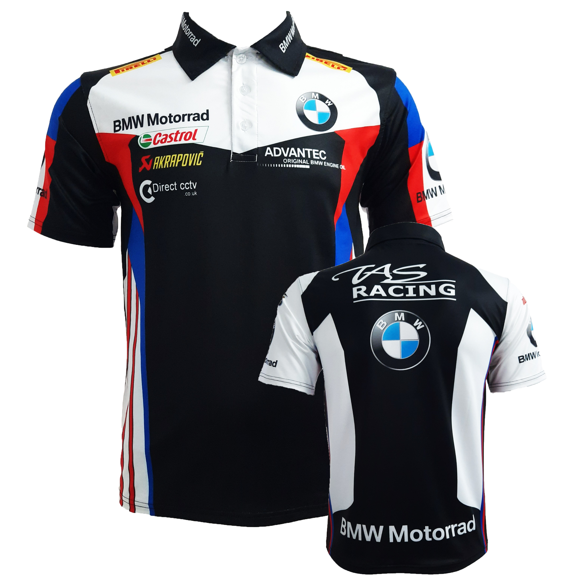 Áo thun có cổ nam - áo tem xe moto bmw motorrad in nhiệt cực nét mềm mịn