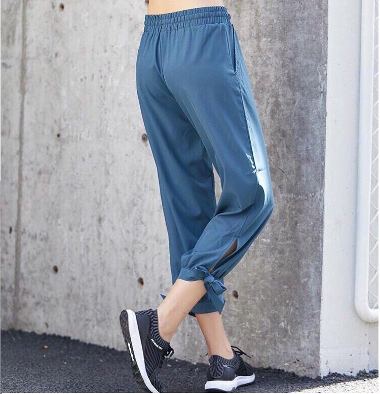 [HCM]QUẦN JOGGER THỂ THAO NỮ - CHẤT DÙ PHỐI DÂY CỘT