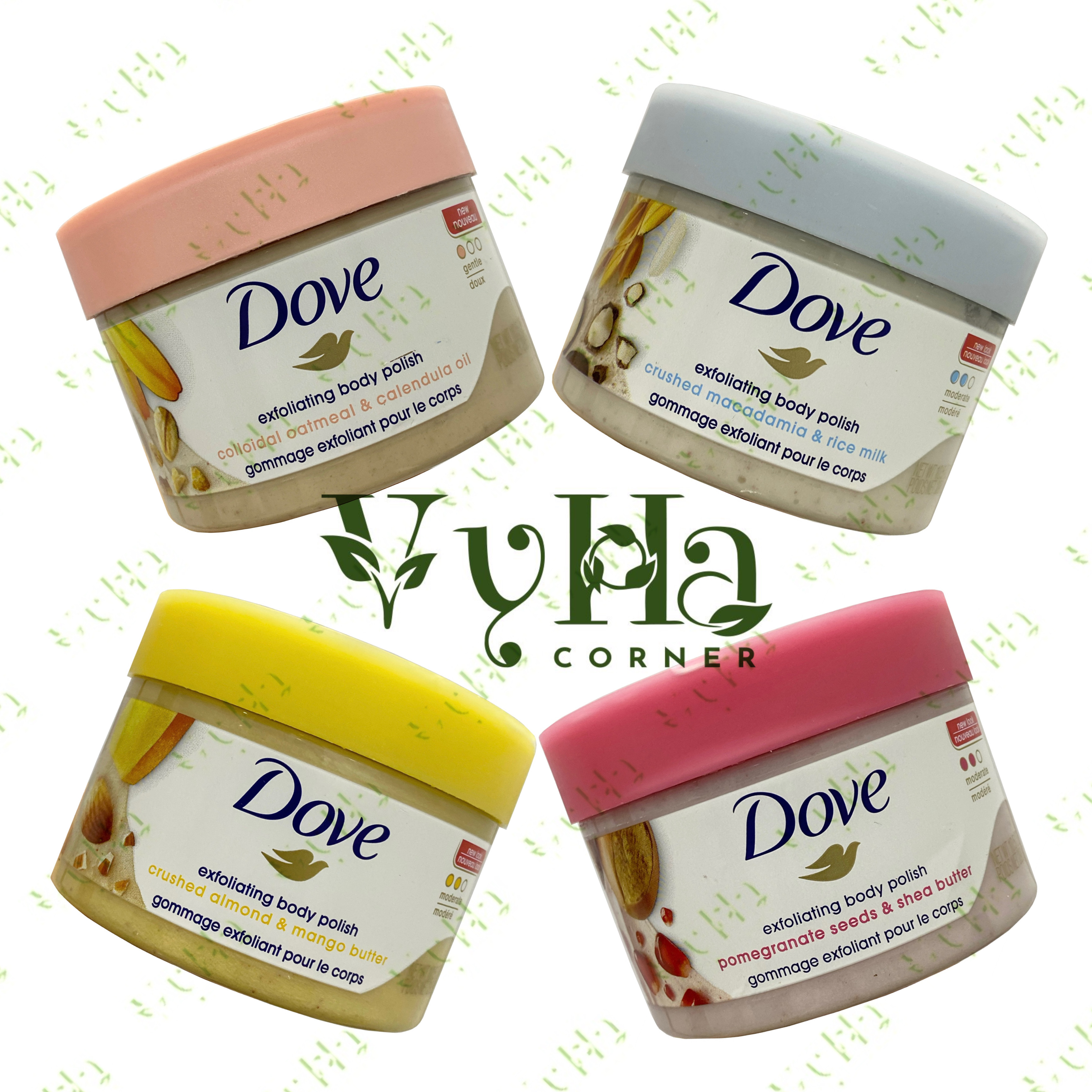 (Bill US) - Tẩy tế bào chết Dove Mỹ 298g