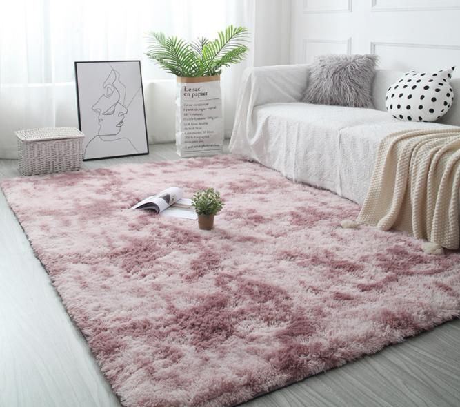 { SỈ SLL} Thảm Lông Loang Trải Sàn Cao Cấp - Lông mềm dày. (1m6x2m3)