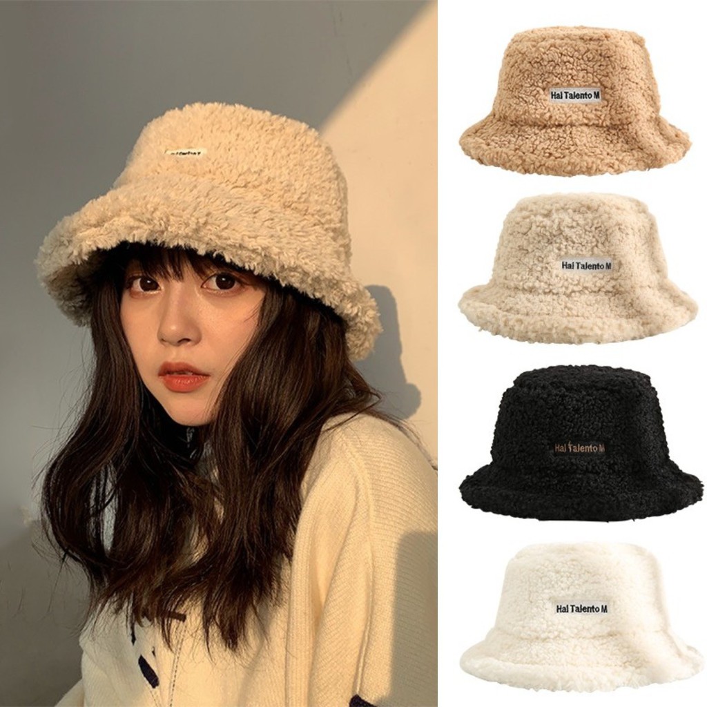 [HCM] Mũ lông cừu, mũ bucket lông cừu CANDY666
