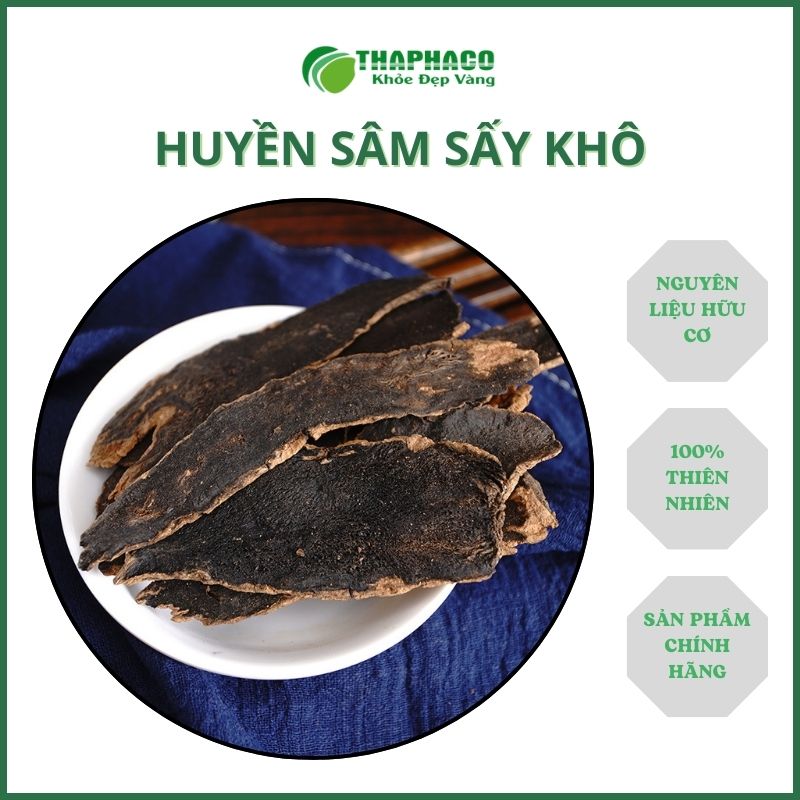 Huyền Sâm/Hắc Sâm Sấy Khô - Hàng Công Ty Chất Lượng - Túi Lớn Loại 1kg