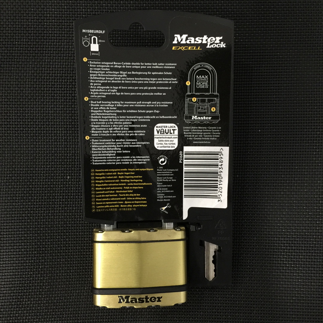 [HCM] Khóa chống cắt MASTER LOCK M15BEURD
