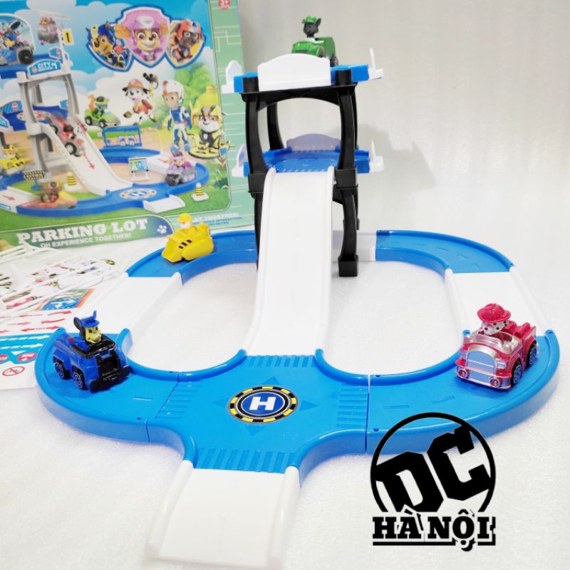 Đồ Chơi Đội 4 Chó Cứu Hộ Cho Bé Parking Lot
