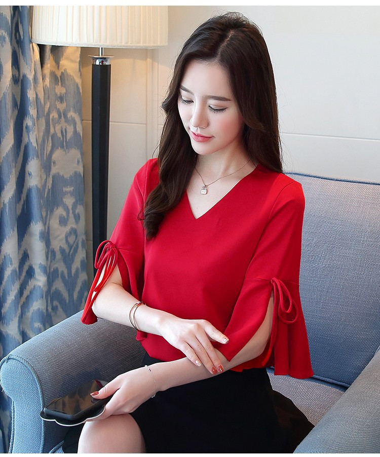 ÁO KIỂU TAY LOE CỰC DUYÊN -MÃ M01