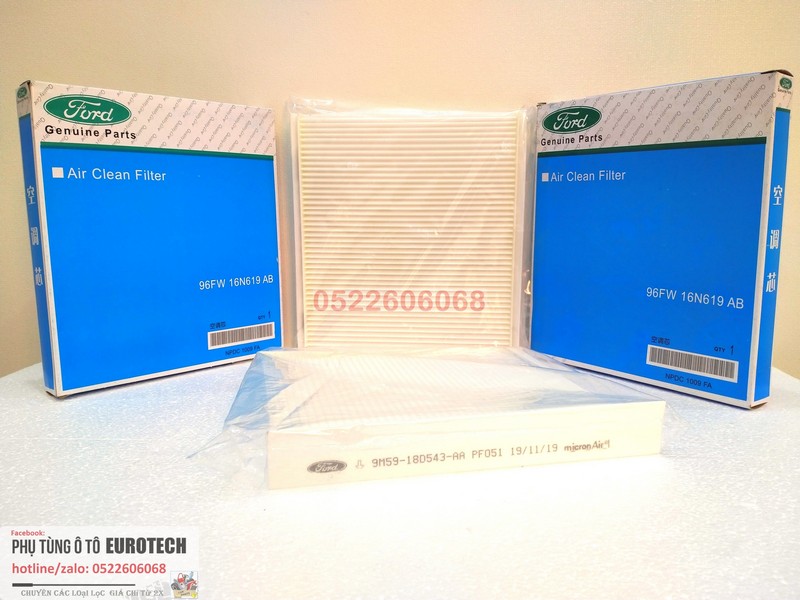 (Sỉ lẻ) Lọc gió điều hòa ⌚ Ford Transit ⌚ 2015 - 2020 (mã 9M59-18D543-AA)