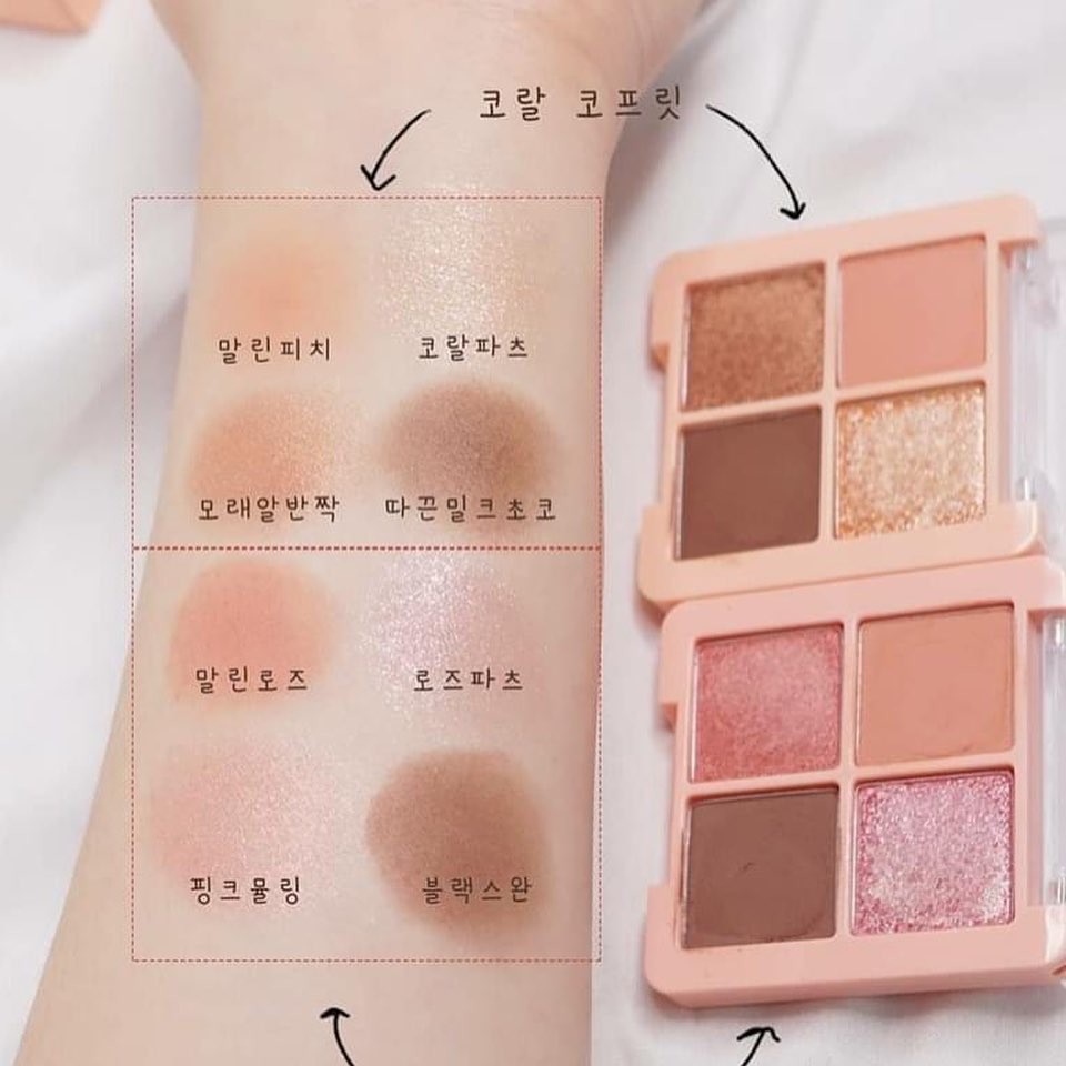 Phấn mắt Black Rouge Crystal Heart Lock Shadow
