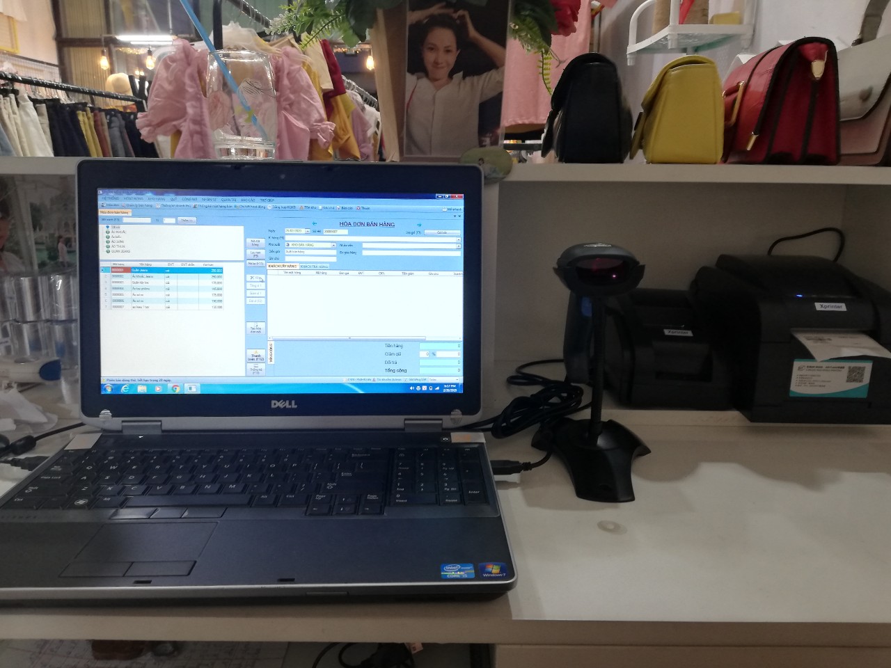 Máy in hóa đơn XPRINTER 58IIH GIẤY 58mm + 1 CUỘN BILL TEST