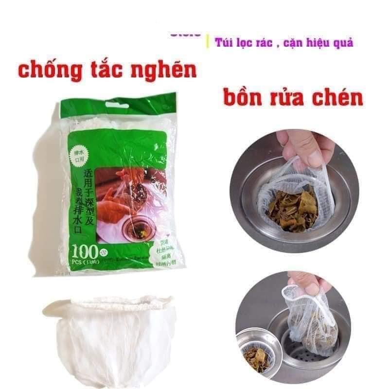 Túi lọc rác bồn rửa bát ( bịch tầm 100 cái)