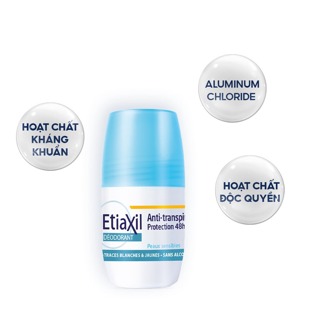 Lăn khử mùi Etiaxil Deodorant Roll-On 50ml